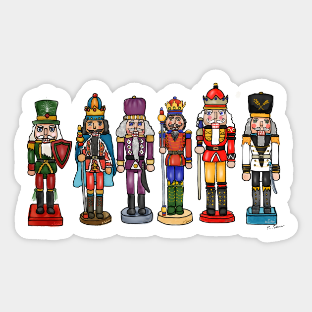 Nutcracker Fun! Nutcrackers Sticker TeePublic